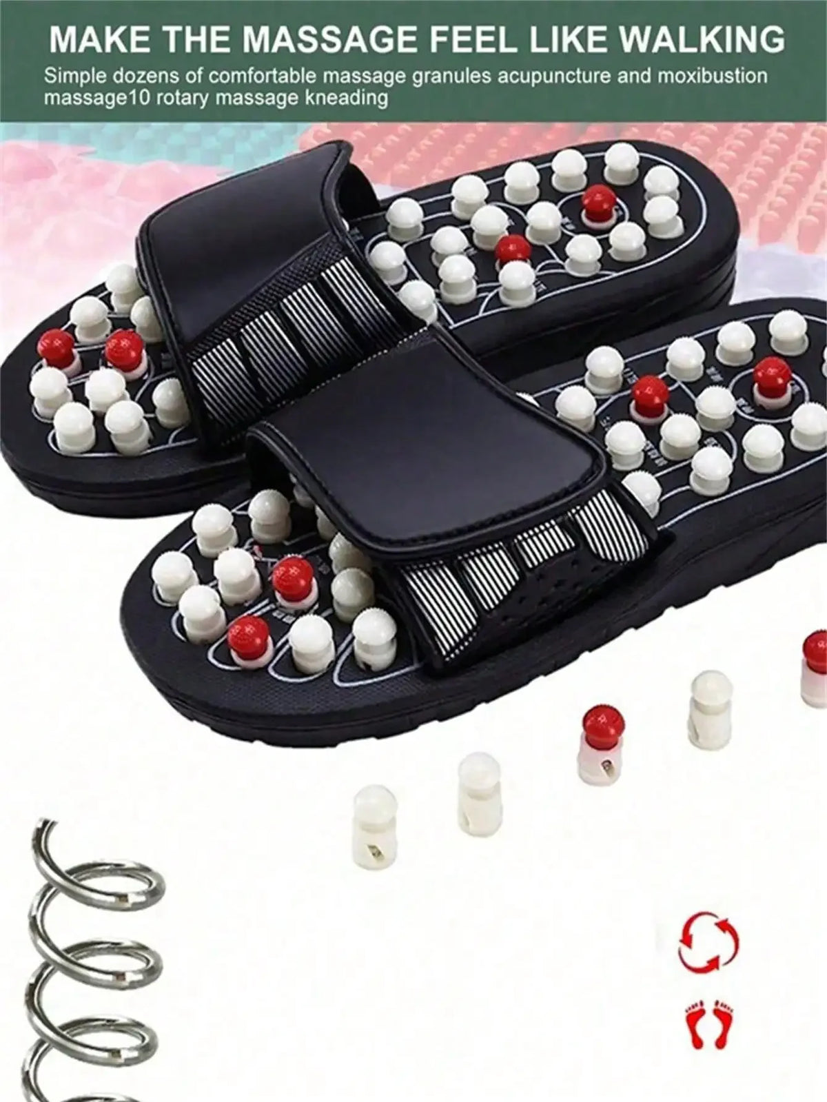 Chaussons de massage à picots – Détente des pieds