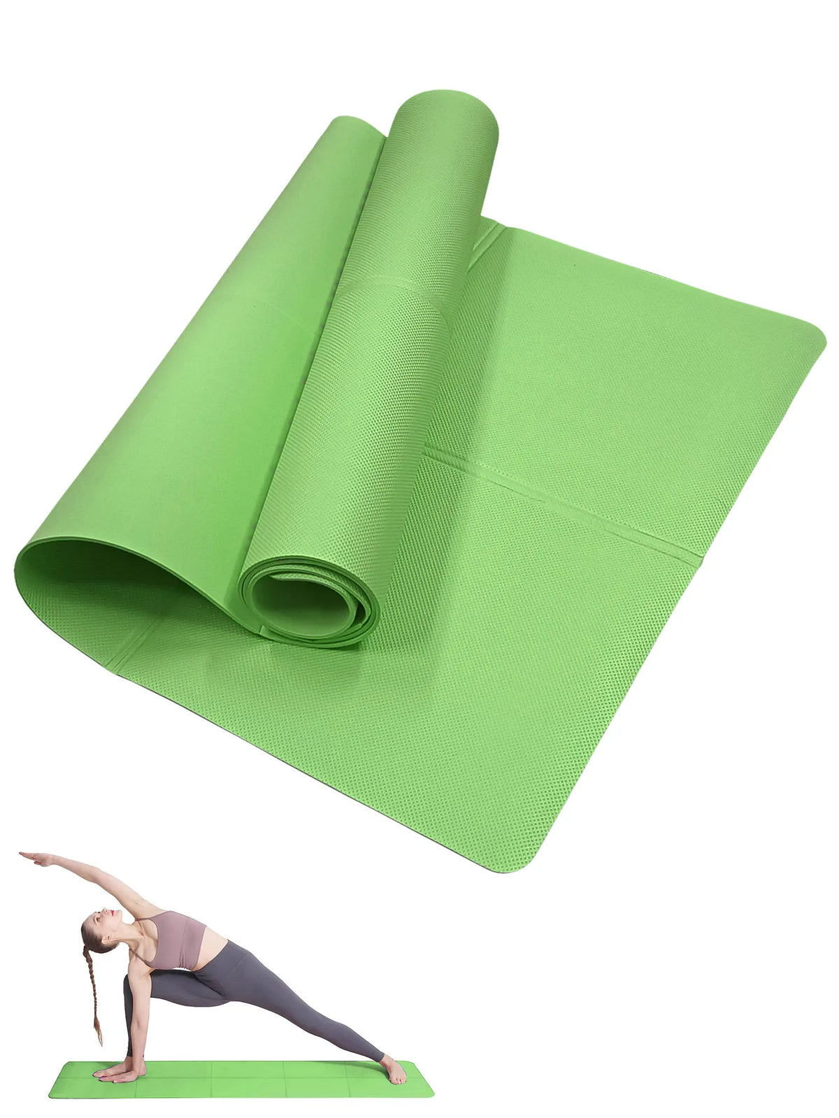 Tapis de yoga et pilates en EVA 173 × 61 cm – 3, 4 ou 6 mm