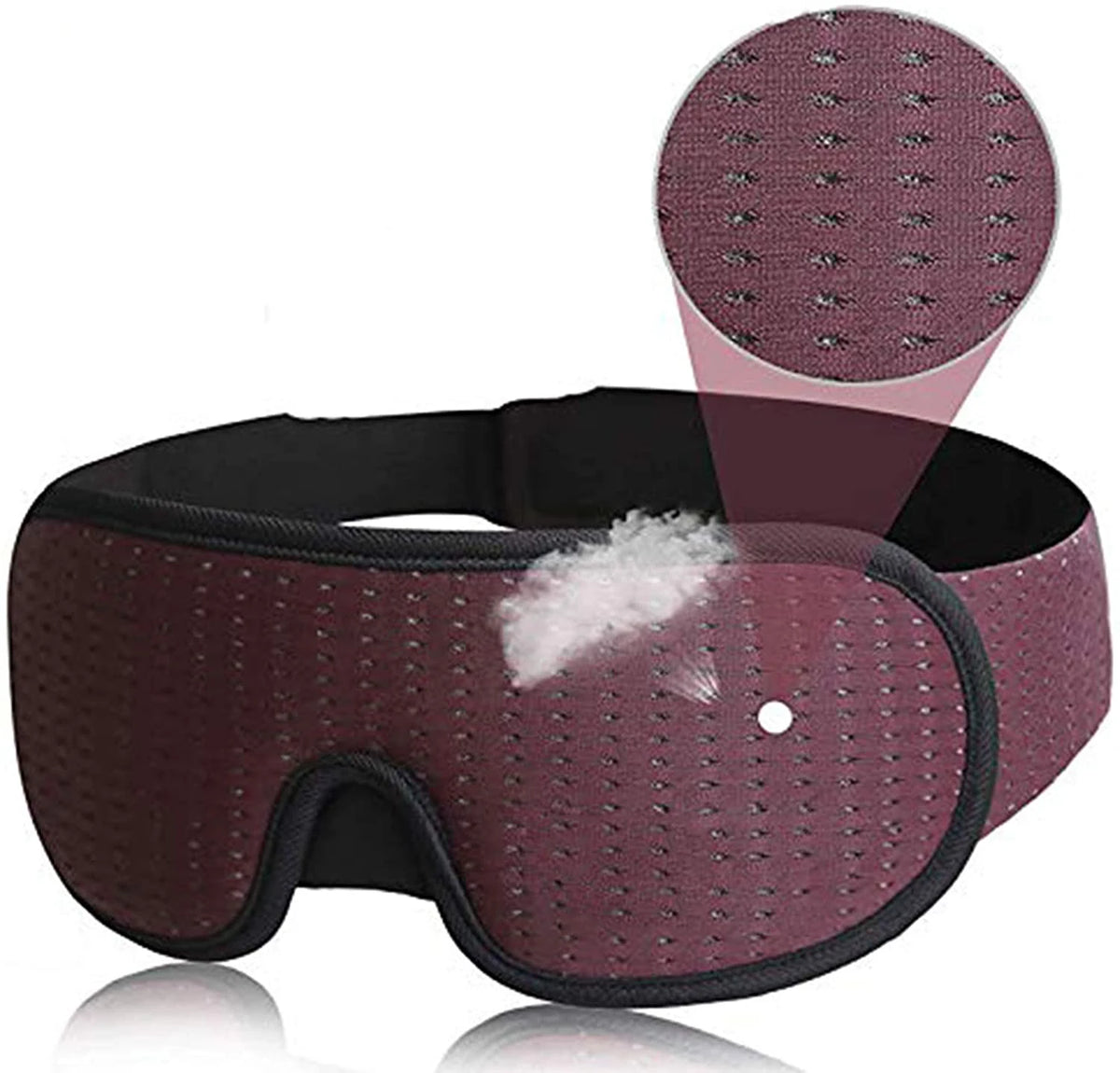 Masque de sommeil 3D à bandeau ajustable — Monea Loom