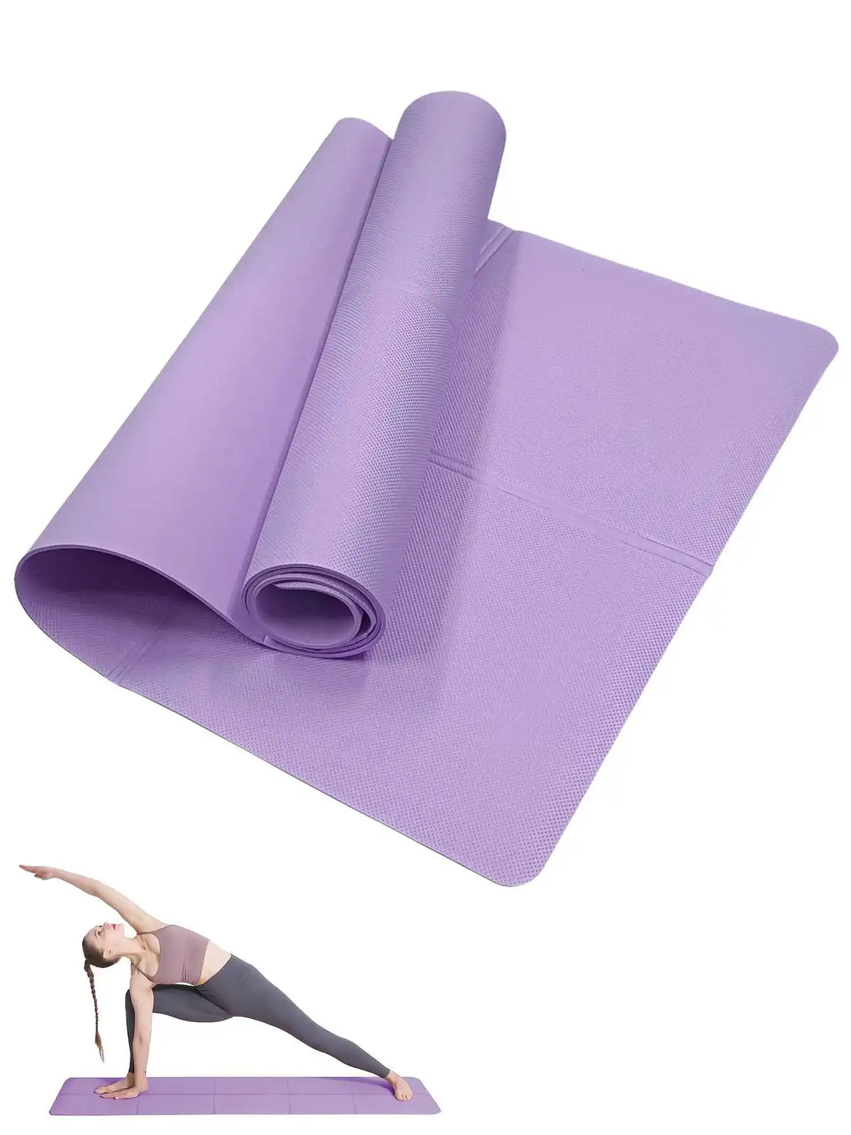 Tapis de yoga et pilates en EVA 173 × 61 cm – 3, 4 ou 6 mm