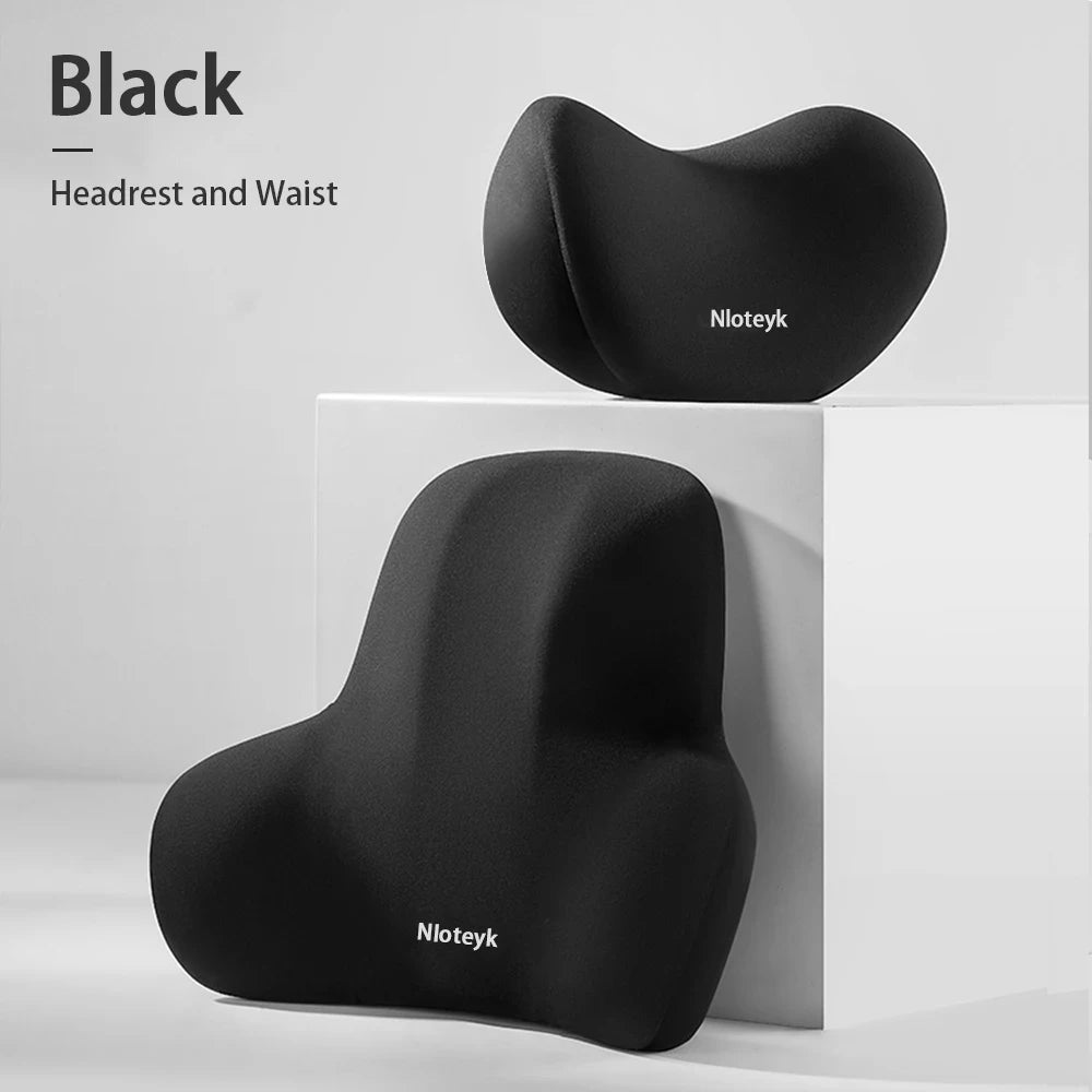 Coussin de Tête et Nuque pour Voiture — Mousse à Mémoire de Forme
