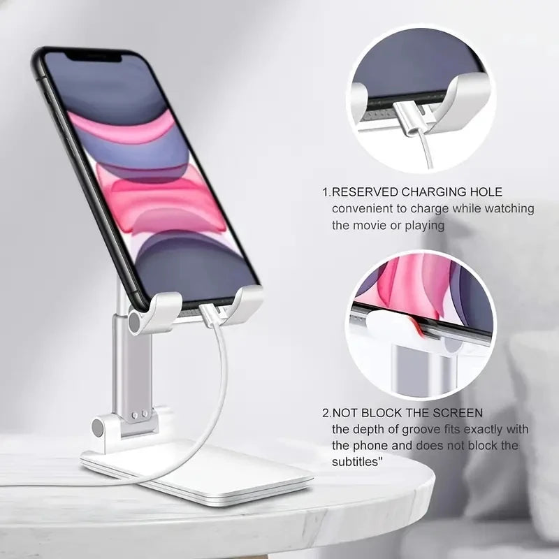 Support Téléphone & Tablette de Bureau — Ajustable et Universel
