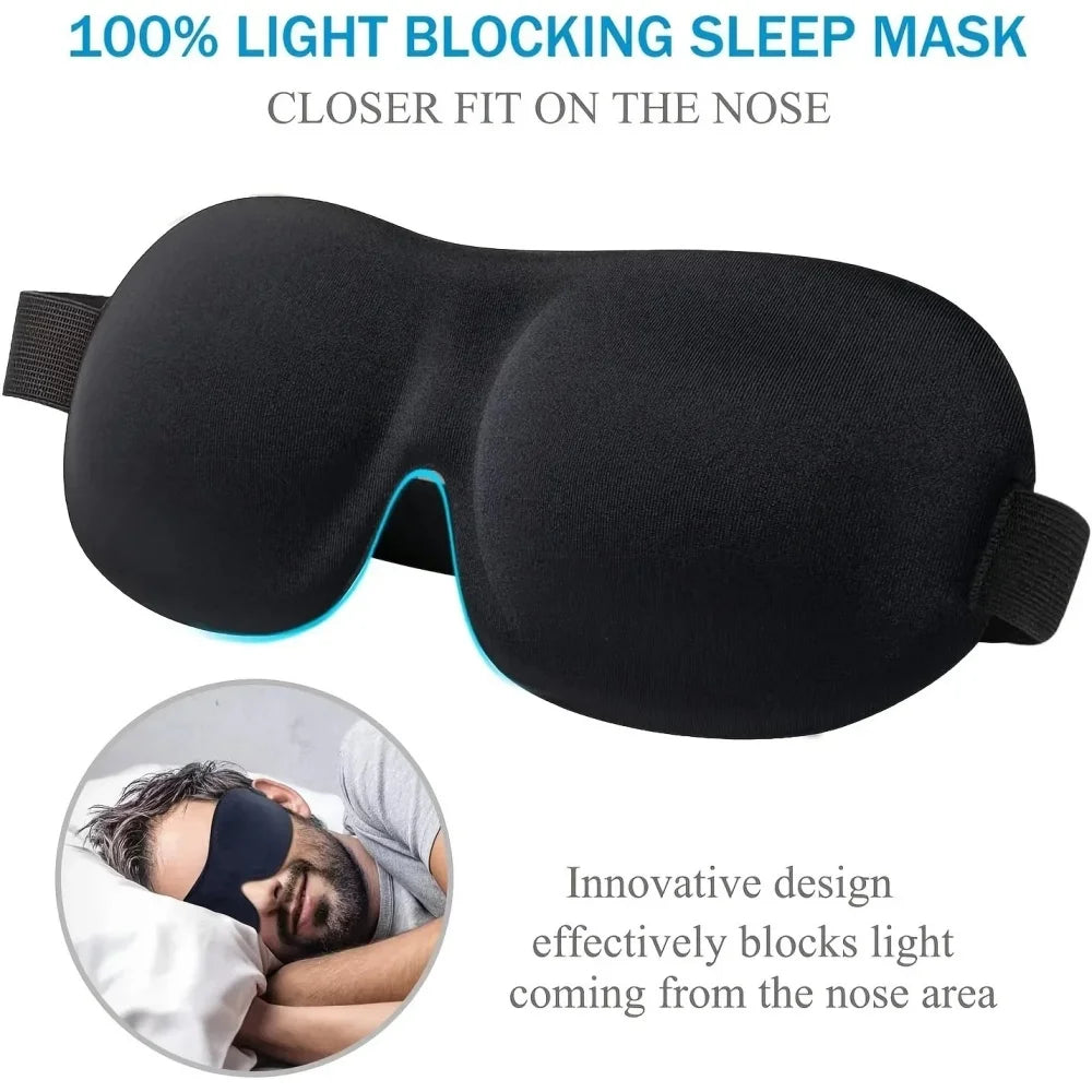 Masque de sommeil 3D en mousse à mémoire de forme — Monea Loom