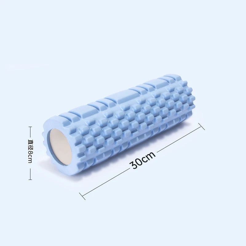 Rouleau de massage en mousse EVA 30 cm – Yoga et étirements