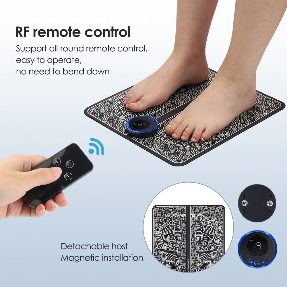 Masseur de Pieds Électrique EMS — Relaxation & Stimulation Musculaire