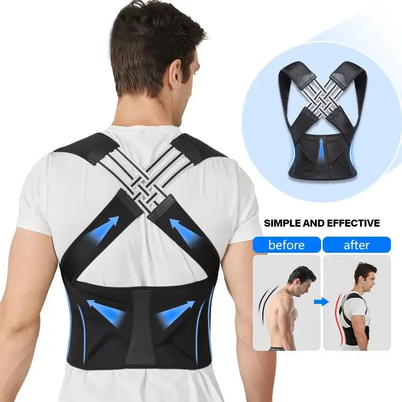 Ceinture Correctrice de Posture — Soutien Dos & Maintien Abdominal