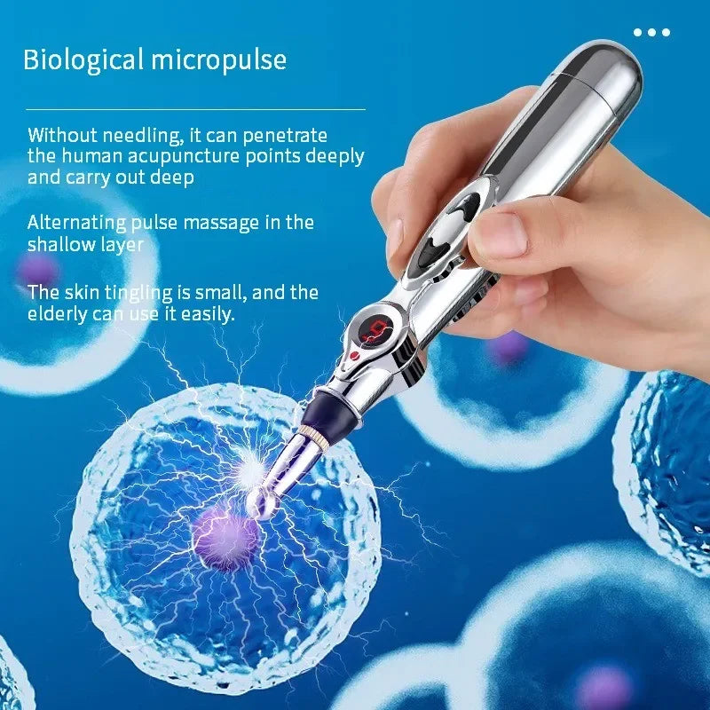 Stylo de Digitopression — Outil de Détente par Pression des Points