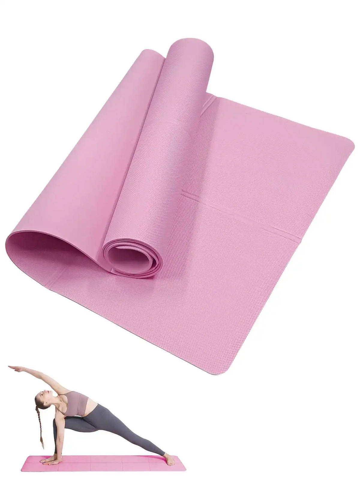 Tapis de yoga et pilates en EVA 173 × 61 cm – 3, 4 ou 6 mm