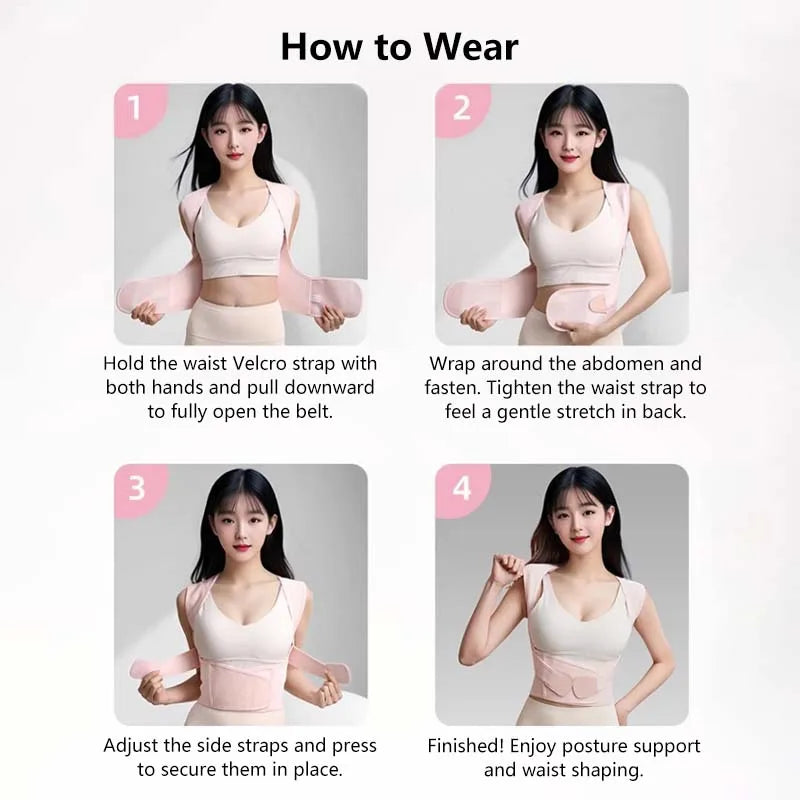 Ceinture Correctrice de Posture — Soutien Dos & Maintien Abdominal
