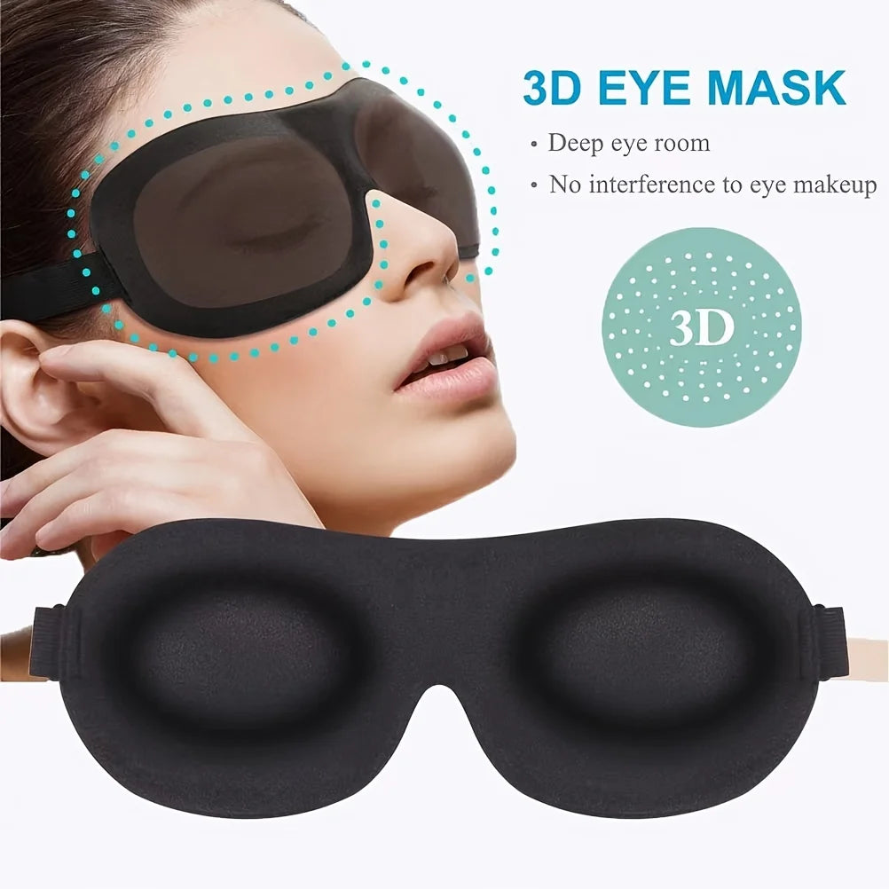 Masques de sommeil 3D — À l’unité ou en lot | Monea Loom