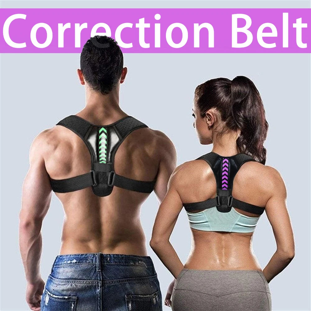 Correcteur de Posture Ajustable – Dos, Épaules, Clavicule.