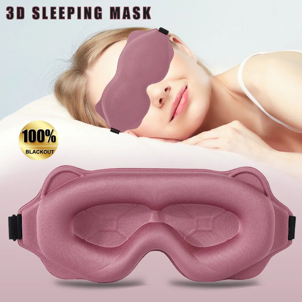 Masque de sommeil 3D à boucle réglable — Monea Loom