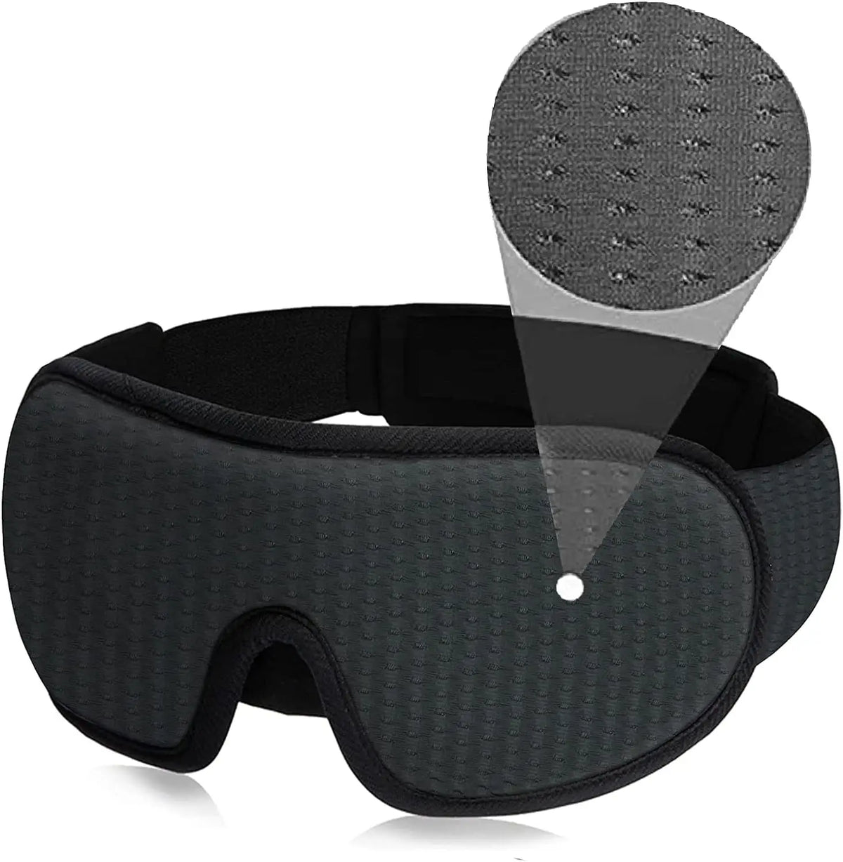 Masque de sommeil 3D à bandeau ajustable — Monea Loom