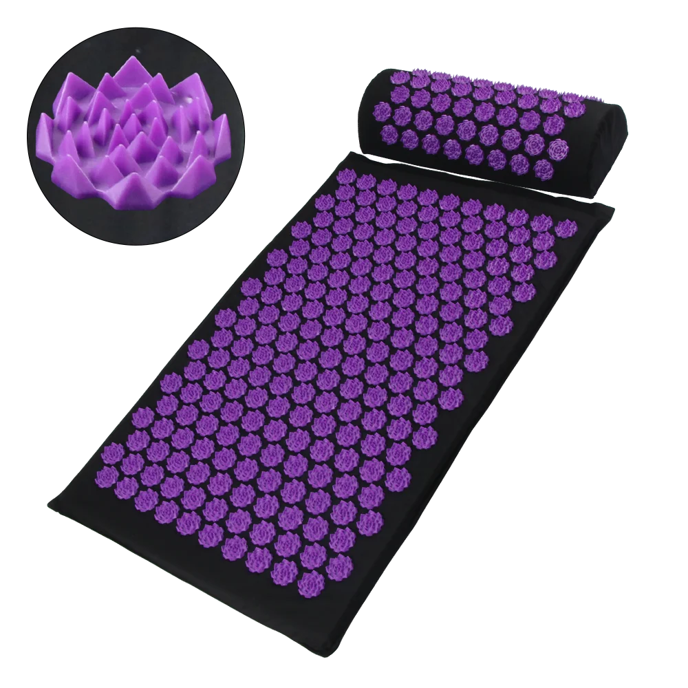 Tapis d’acupression à pointes – Tapis seul ou avec coussin