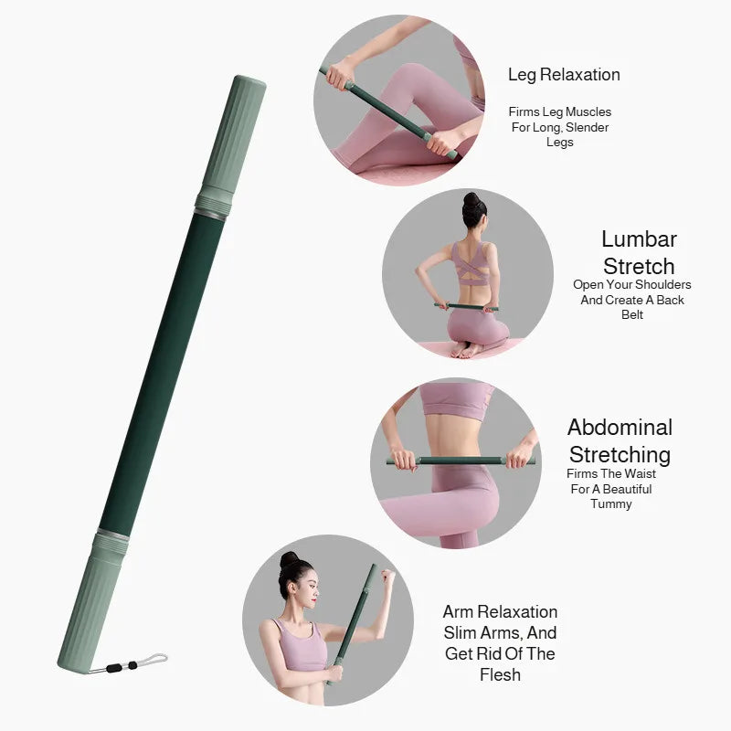Bâton de massage extra long – Yoga et récupération