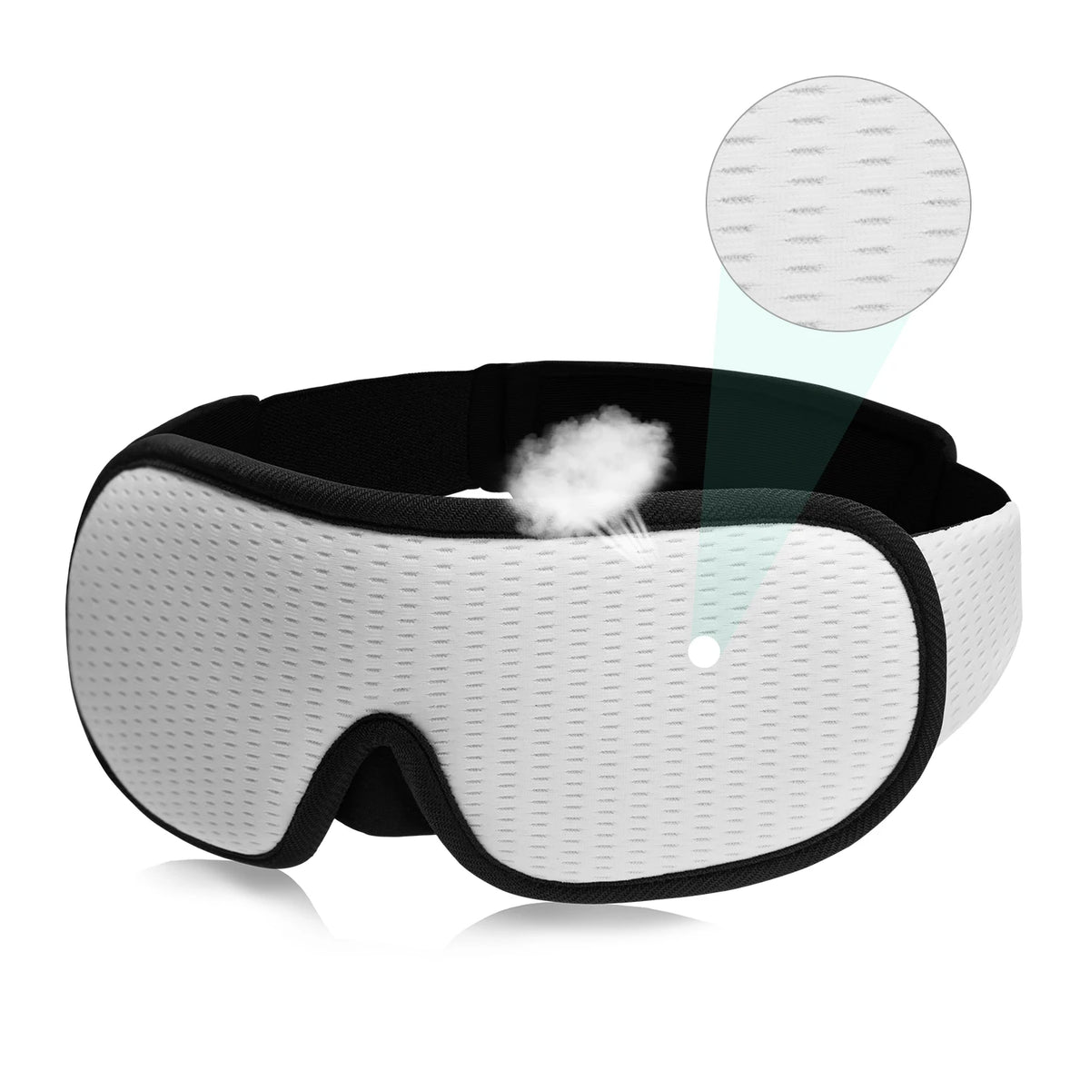 Masque de sommeil 3D à bandeau ajustable — Monea Loom