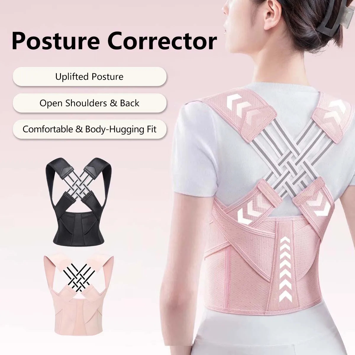 Ceinture Correctrice de Posture — Soutien Dos & Maintien Abdominal