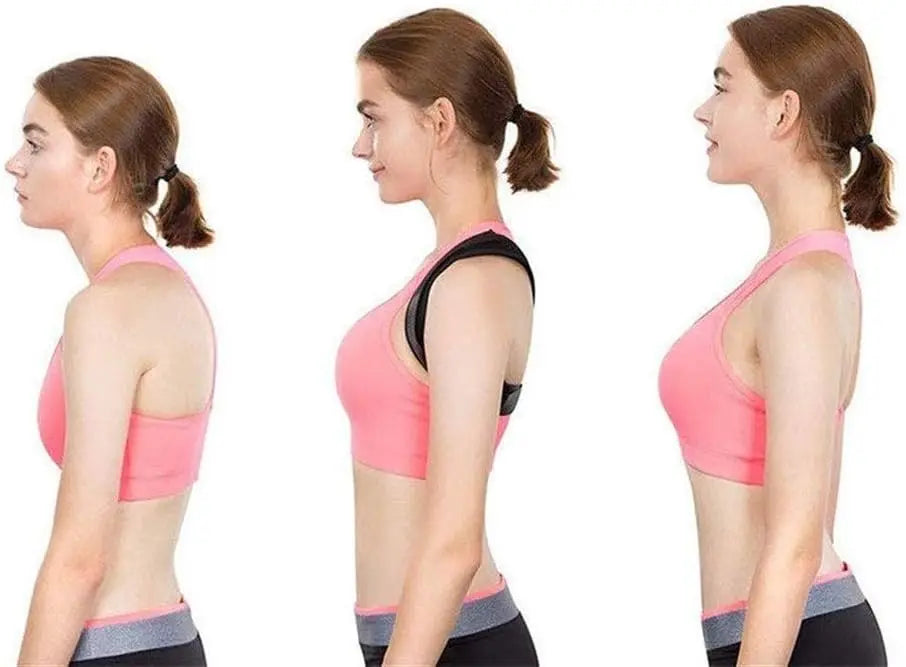 Correcteur de Posture Ajustable – Dos, Épaules, Clavicule.