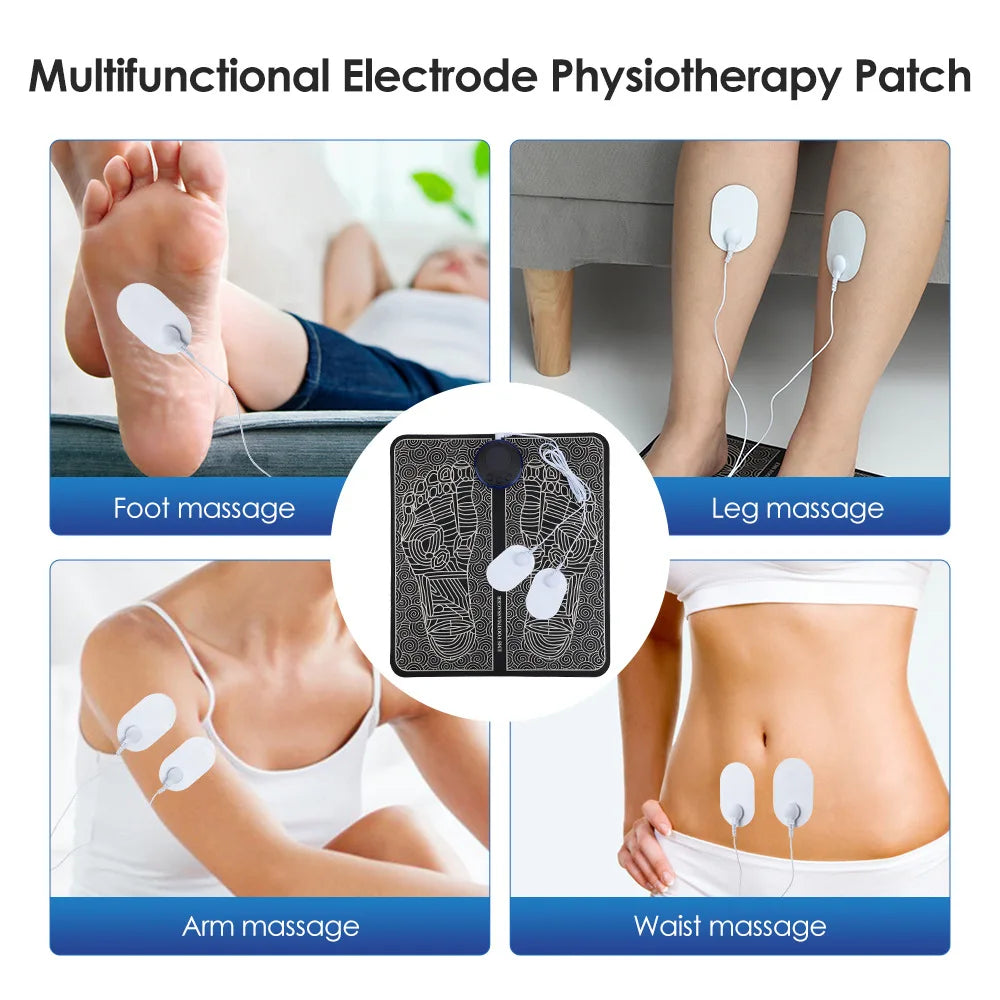 Masseur de Pieds Électrique EMS — Relaxation & Stimulation Musculaire