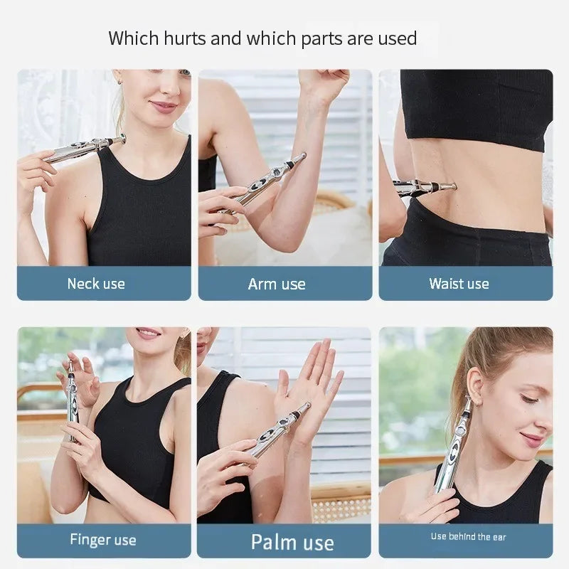 Stylo de Digitopression — Outil de Détente par Pression des Points