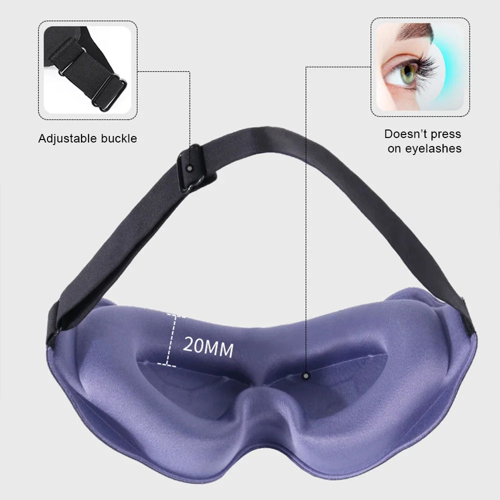 Masque de sommeil 3D à boucle réglable — Monea Loom