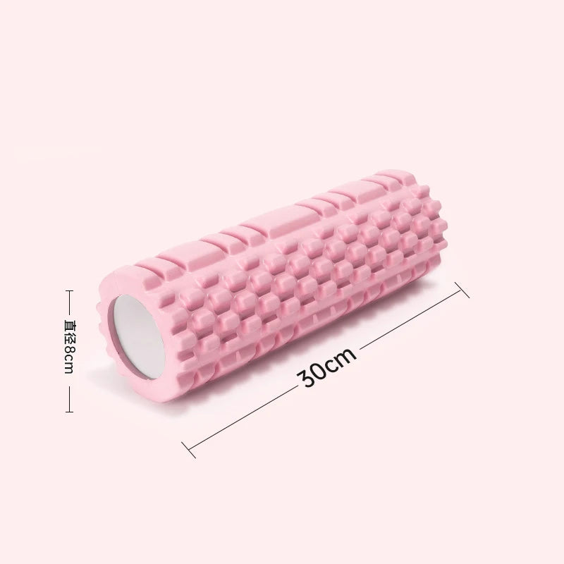 Rouleau de massage en mousse EVA 30 cm – Yoga et étirements