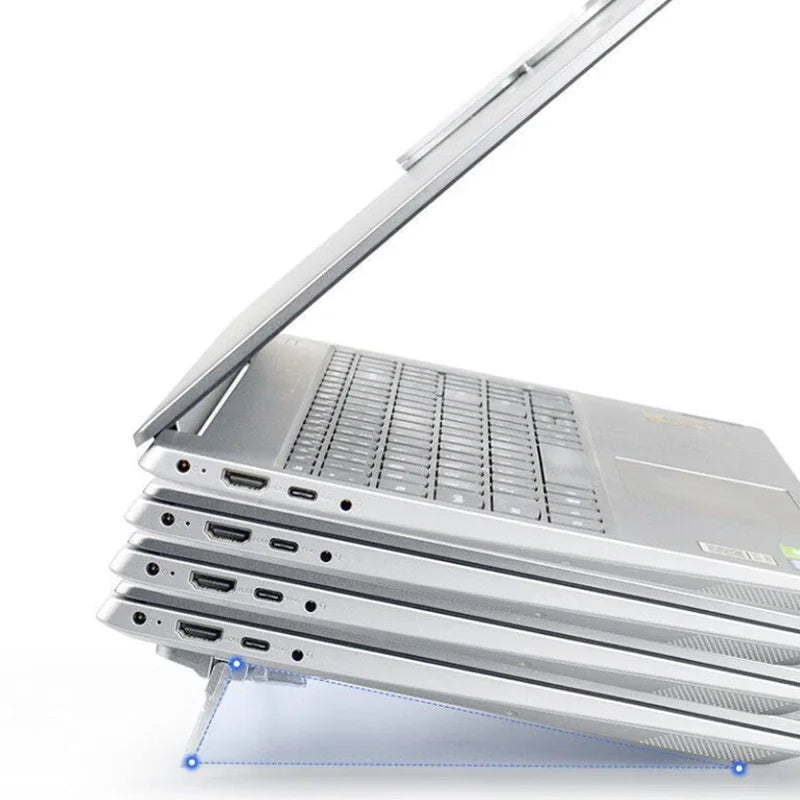 Support Ordinateur Portable Pliable — Réhausseur Ergonomique (Lot de 2)