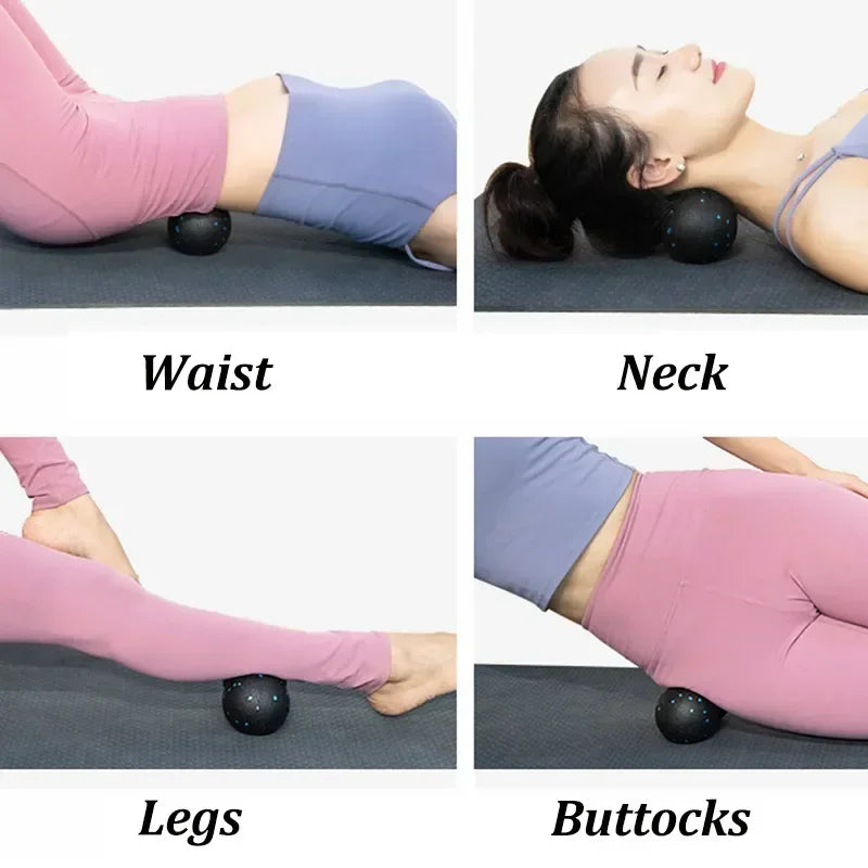Balle de massage cacahuète 8 cm en EPP – Dos, nuque et pieds