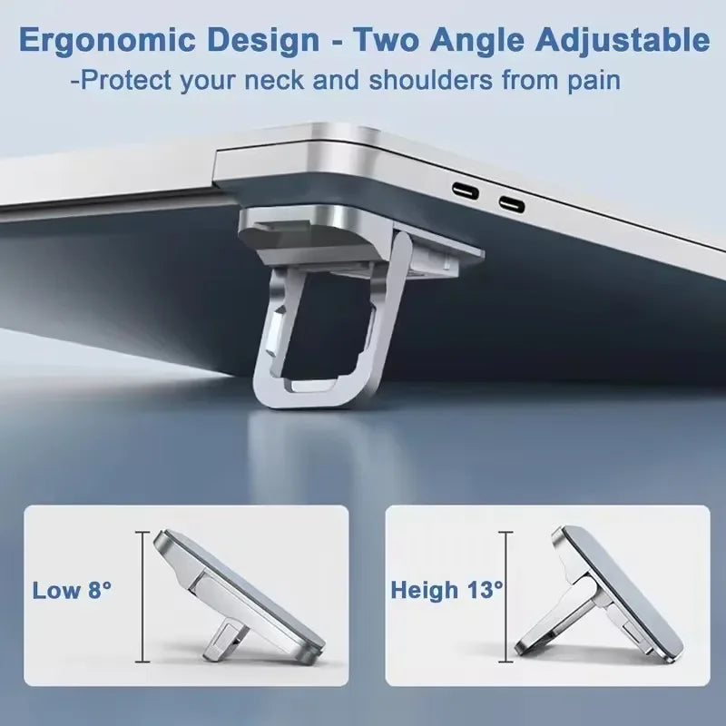 Support Ordinateur Portable Pliable — Réhausseur Ergonomique (Lot de 2)
